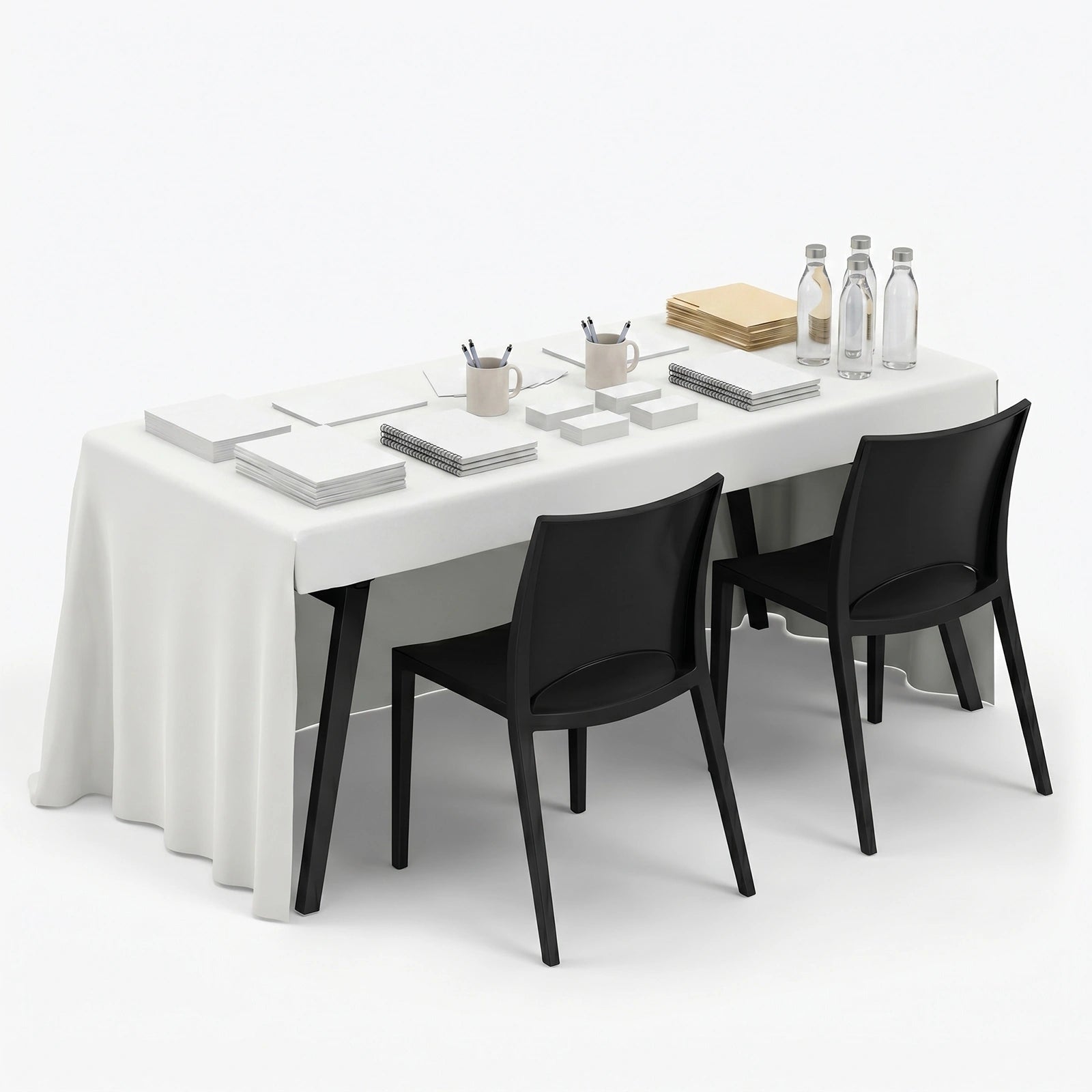 Custom Printed Table Throw - Open Back (3 Sided)