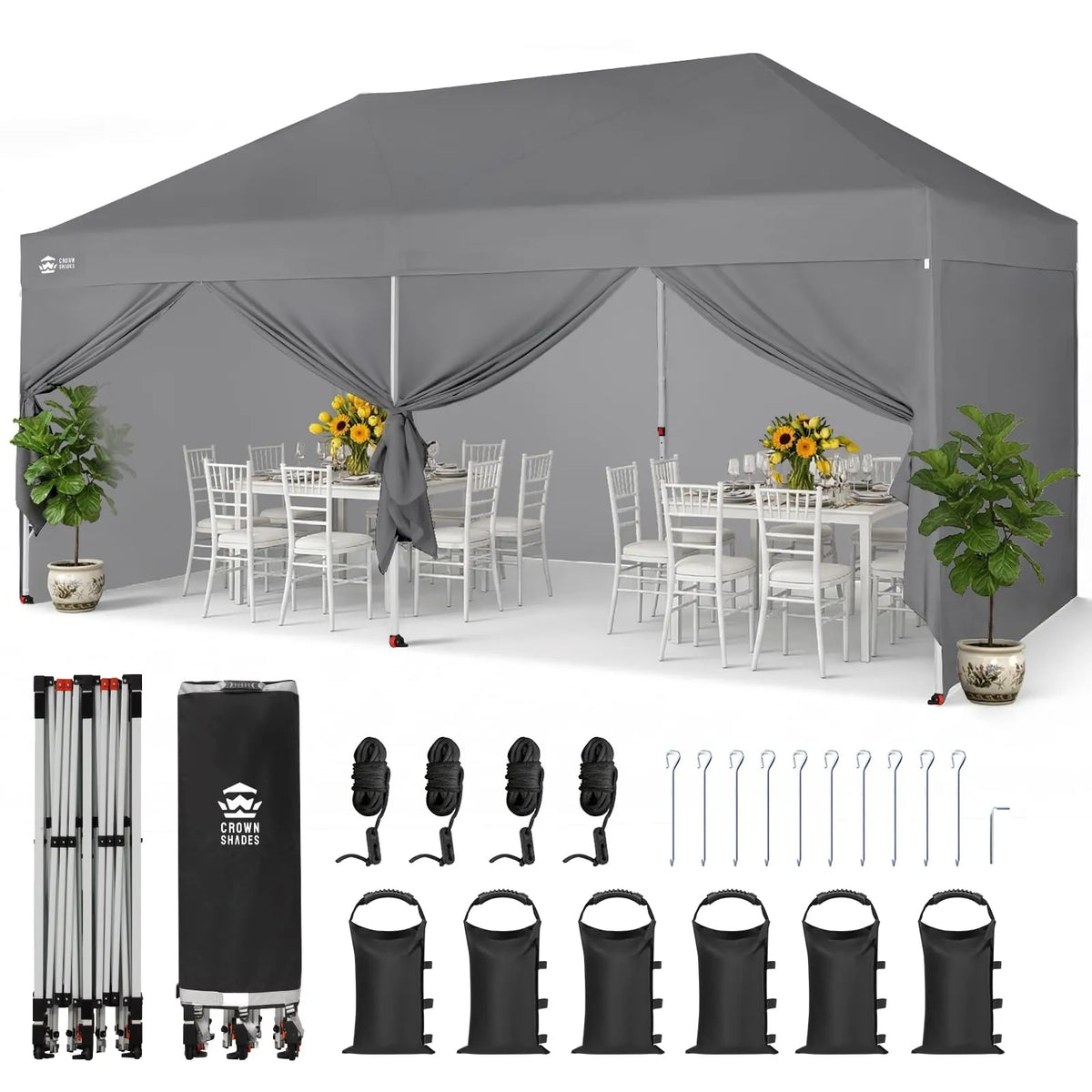 Swift-Lock 10'x20' Canopy | 6 Sidewalls