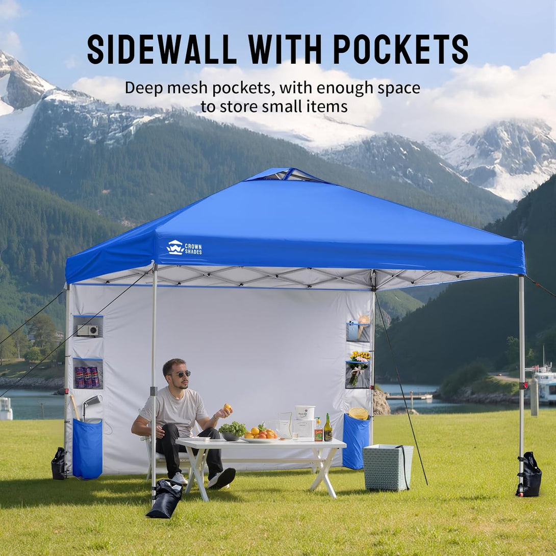 10x10 Pop Up Canopy & 1 Organizer Sidewall