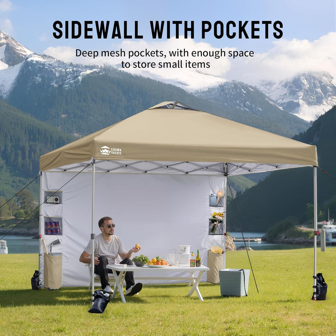 10x10 Pop Up Canopy & 1 Organizer Sidewall