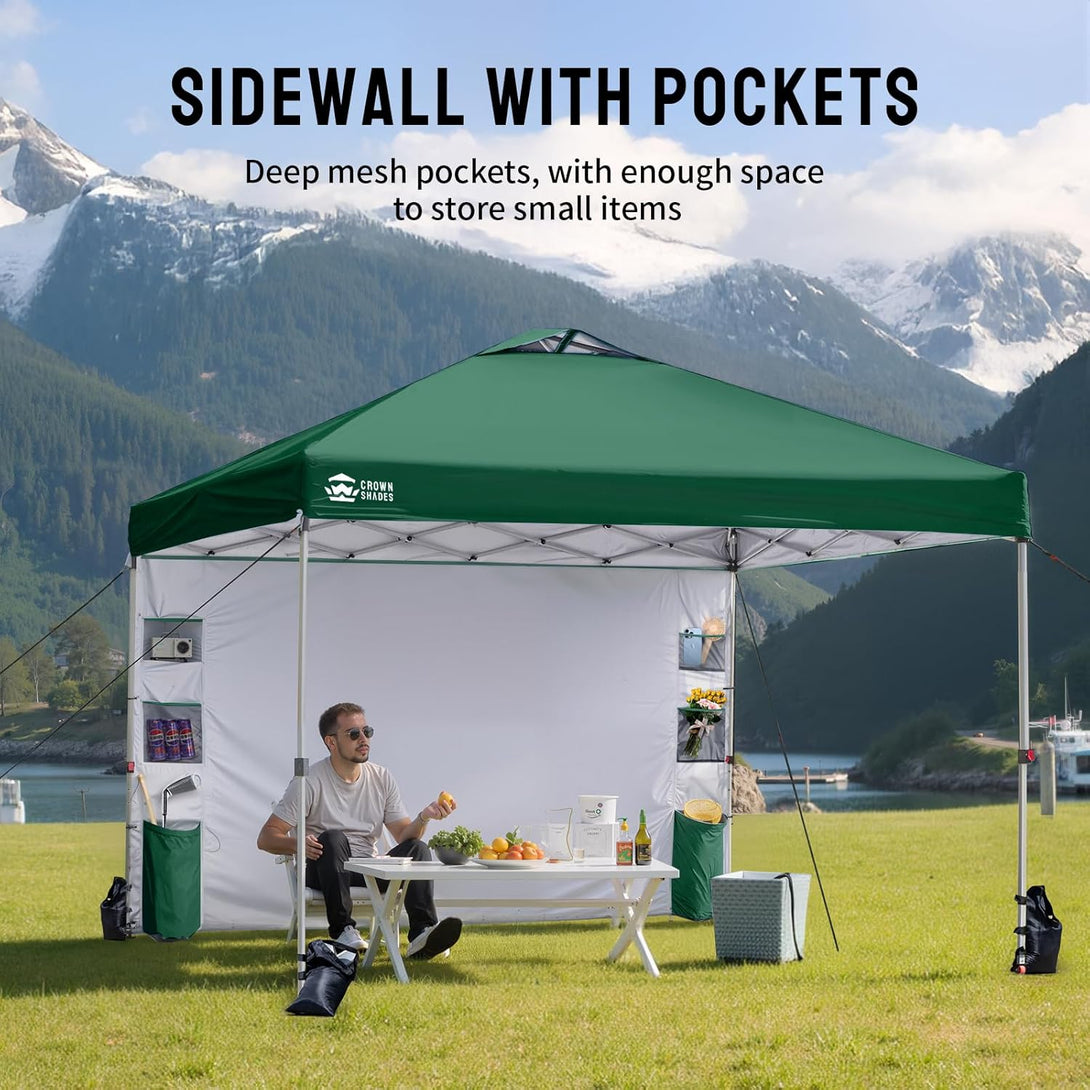 10x10 Pop Up Canopy & 1 Organizer Sidewall