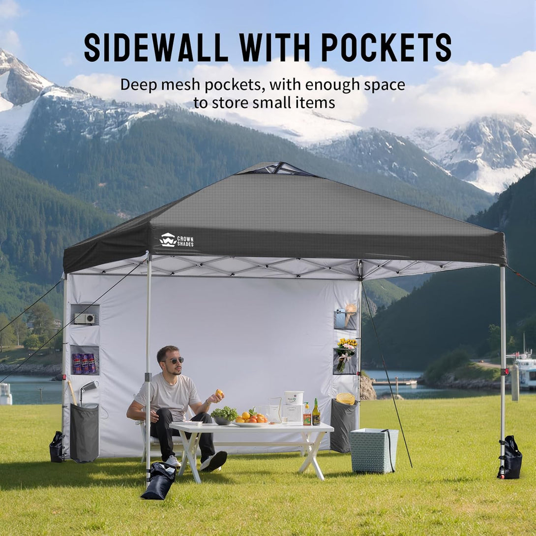 10x10 Pop Up Canopy & 1 Organizer Sidewall
