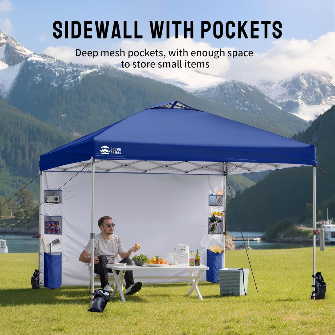 10x10 Pop Up Canopy & 1 Organizer Sidewall