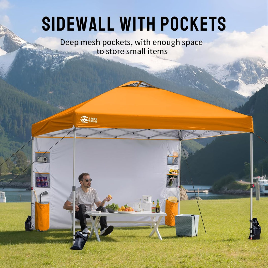 10x10 Pop Up Canopy & 1 Organizer Sidewall