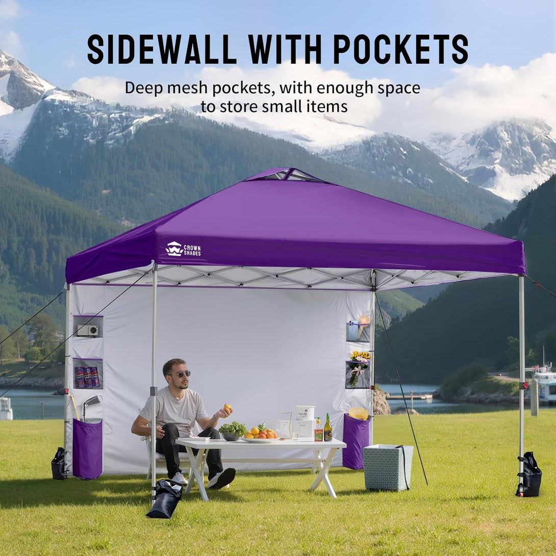 10x10 Pop Up Canopy & 1 Organizer Sidewall