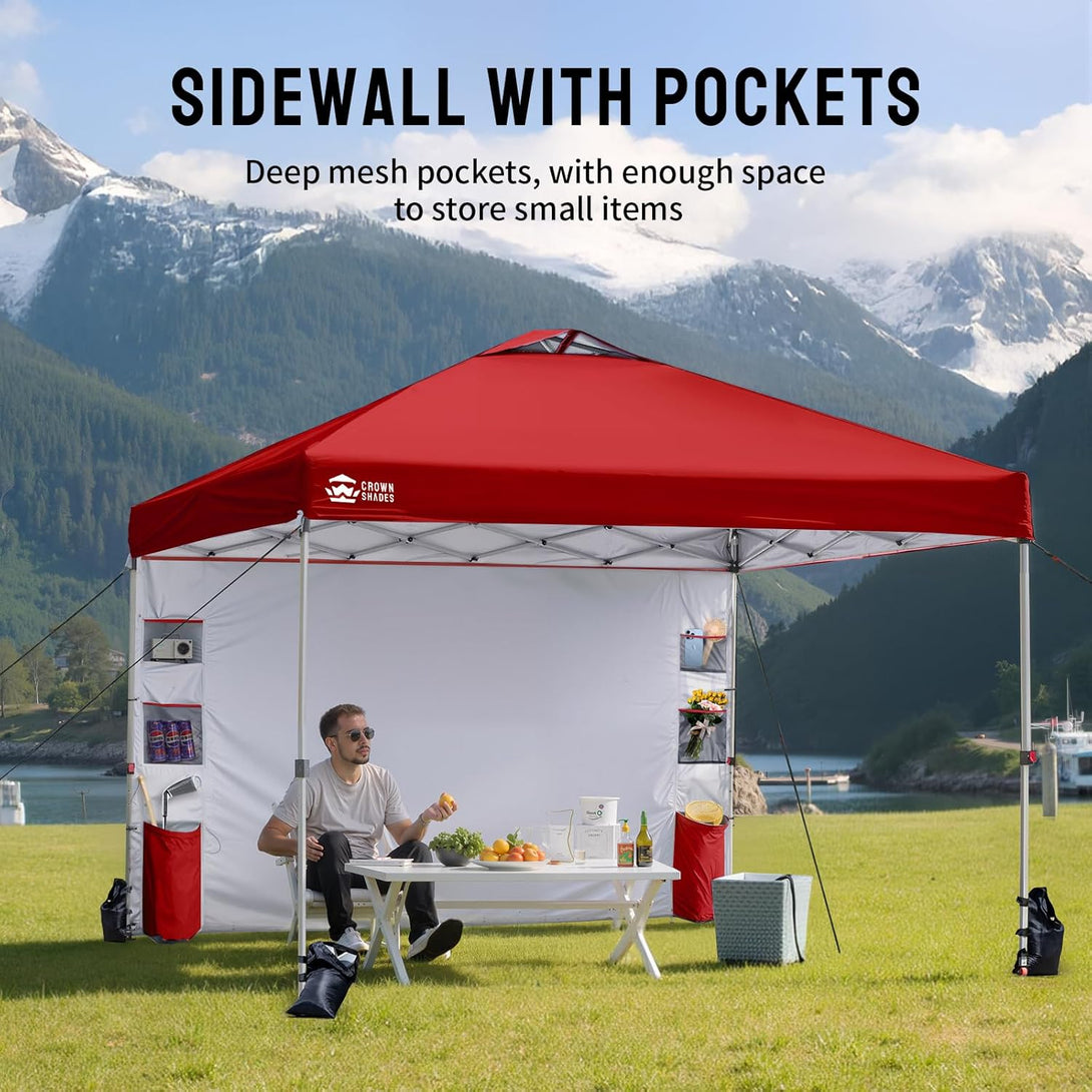 10x10 Pop Up Canopy & 1 Organizer Sidewall