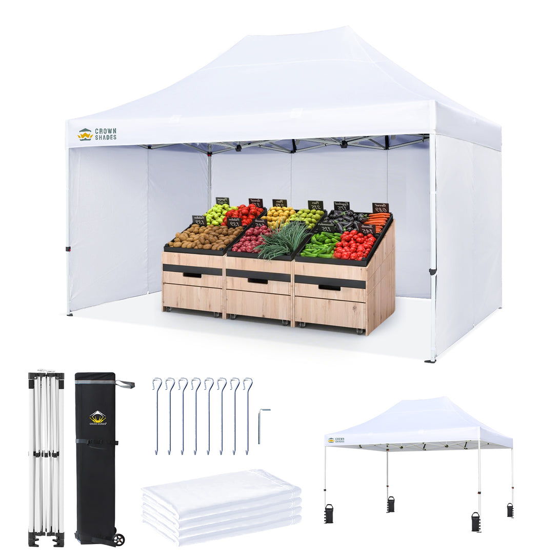 10x15 Commercial Pop Up Canopy Tent – Heavy-Duty Instant Shelter