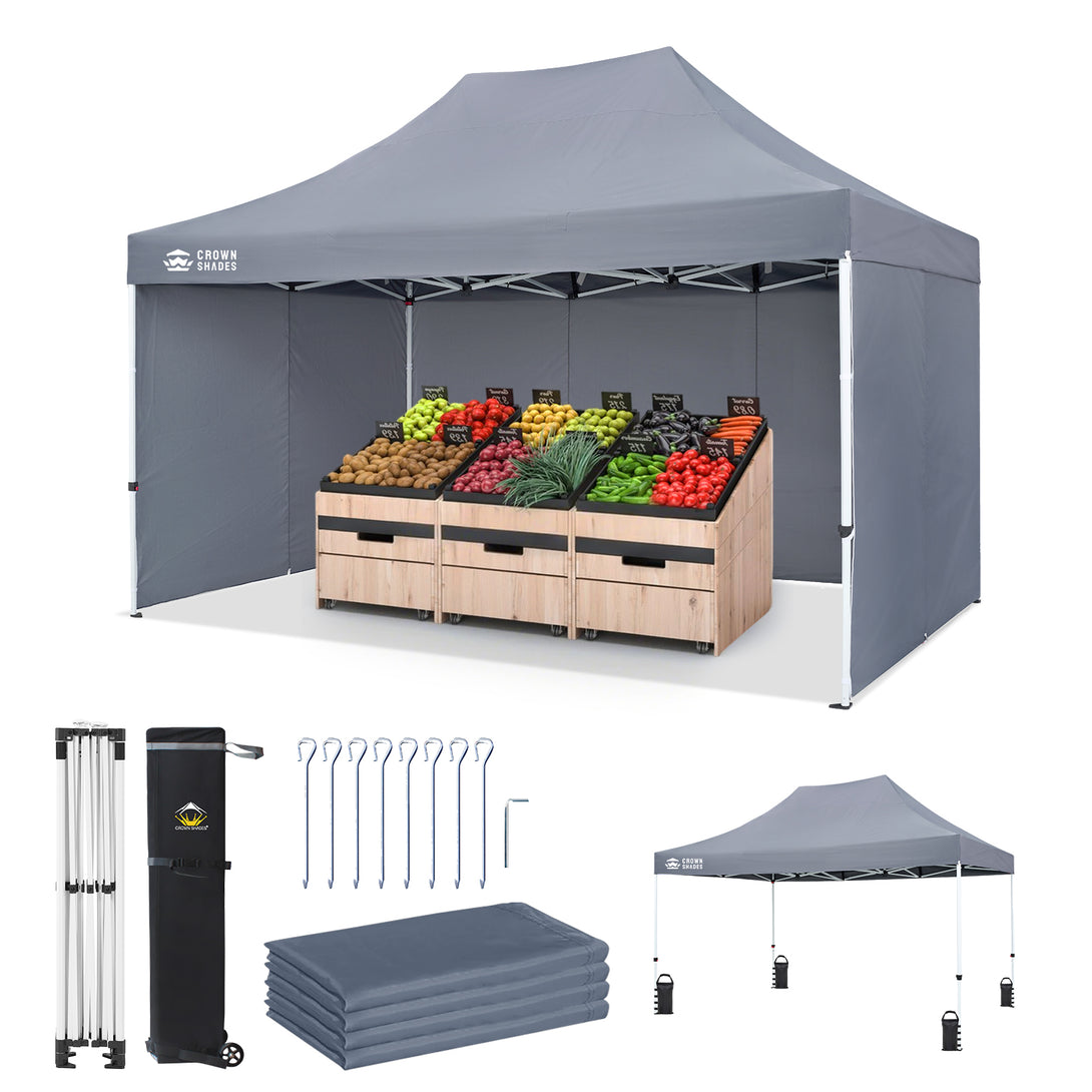 10x15 Commercial Pop Up Canopy Tent – Heavy-Duty Instant Shelter