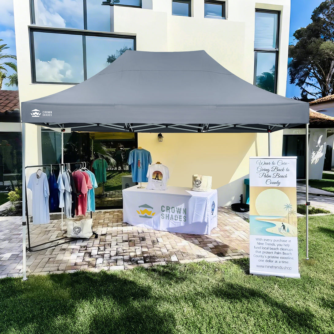 10x15 Commercial Pop Up Canopy Tent – Heavy-Duty Instant Shelter