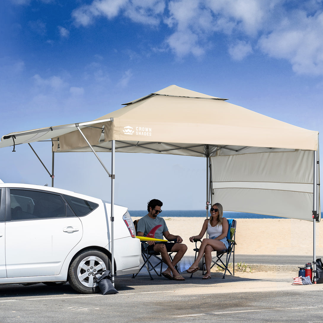10x18 Pop Up CenterLOK™ Canopy with 2 Extend Awnings