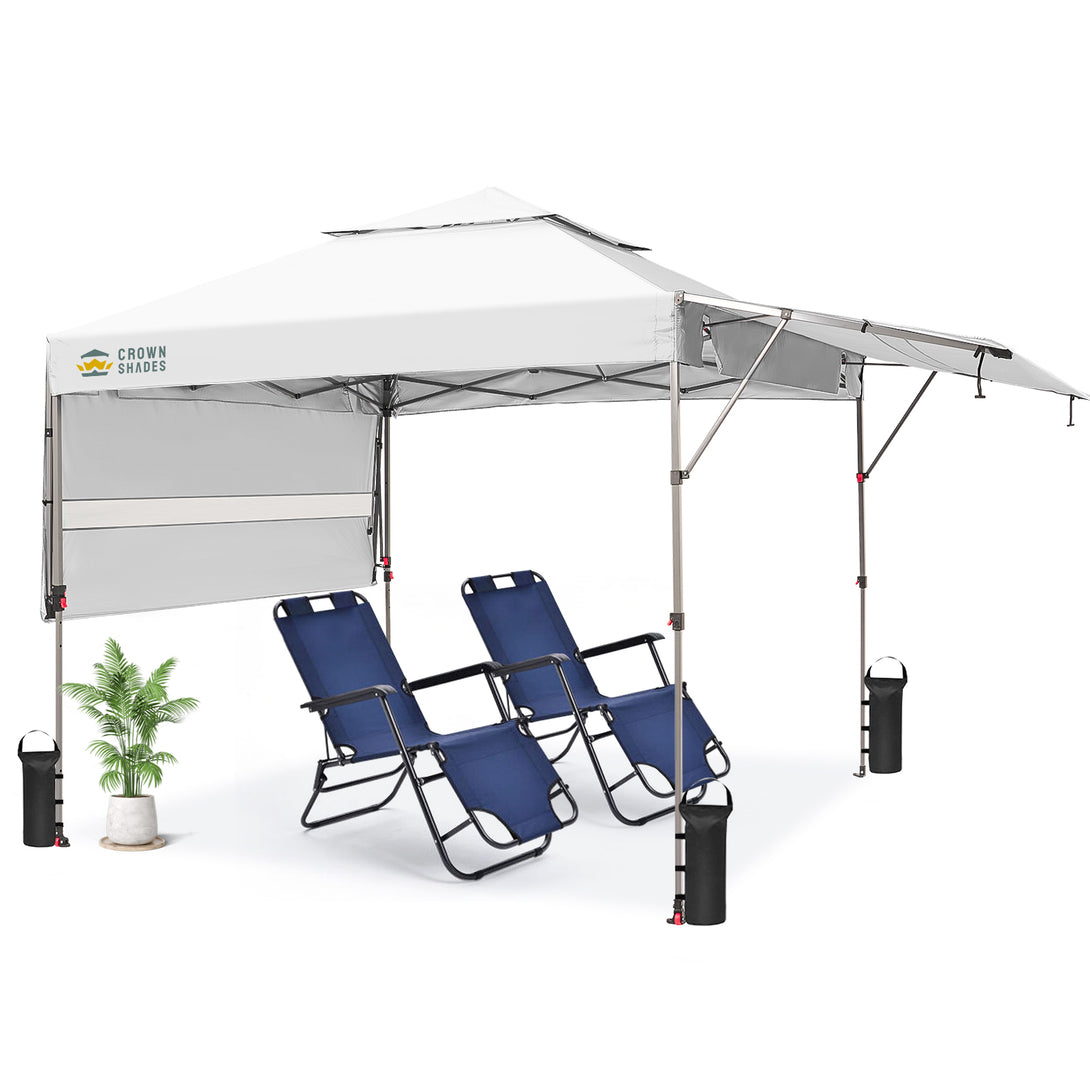 10x18 Pop Up CenterLOK™ Canopy with 2 Extend Awnings