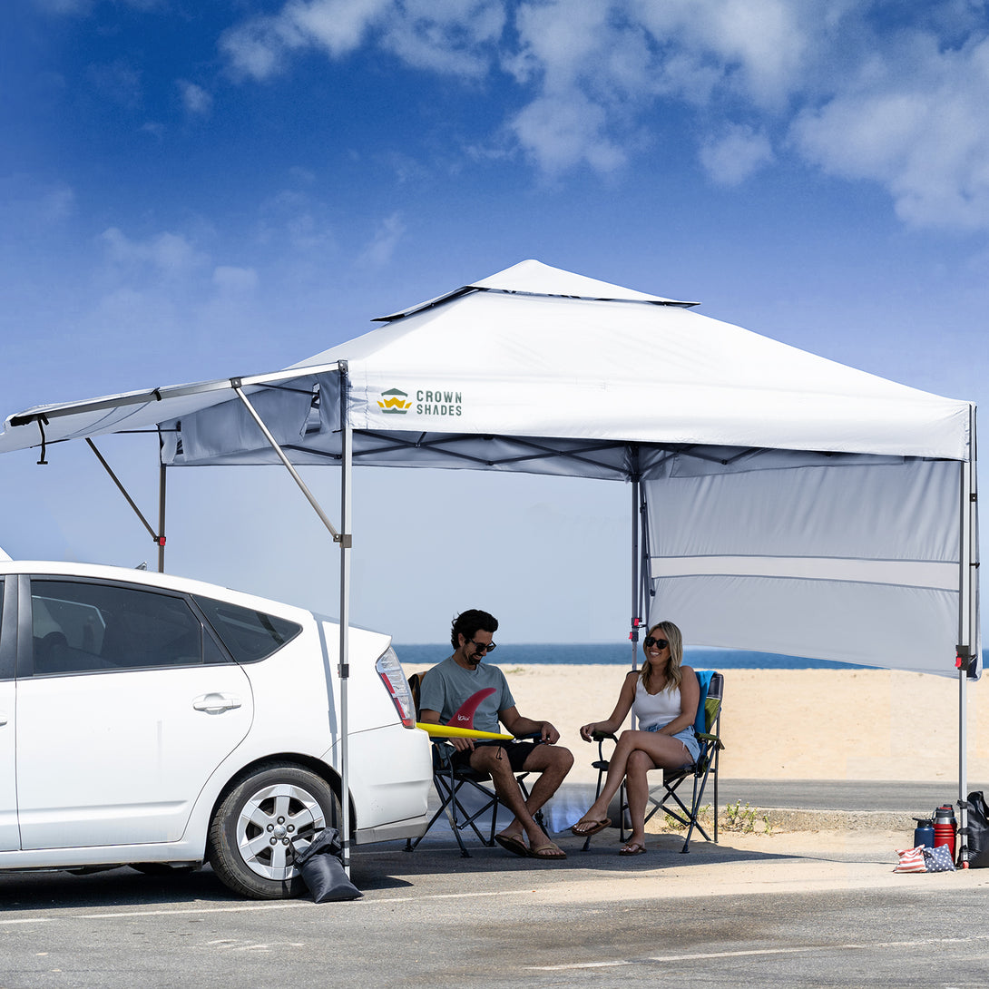 10x18 Pop Up CenterLOK™ Canopy with 2 Extend Awnings