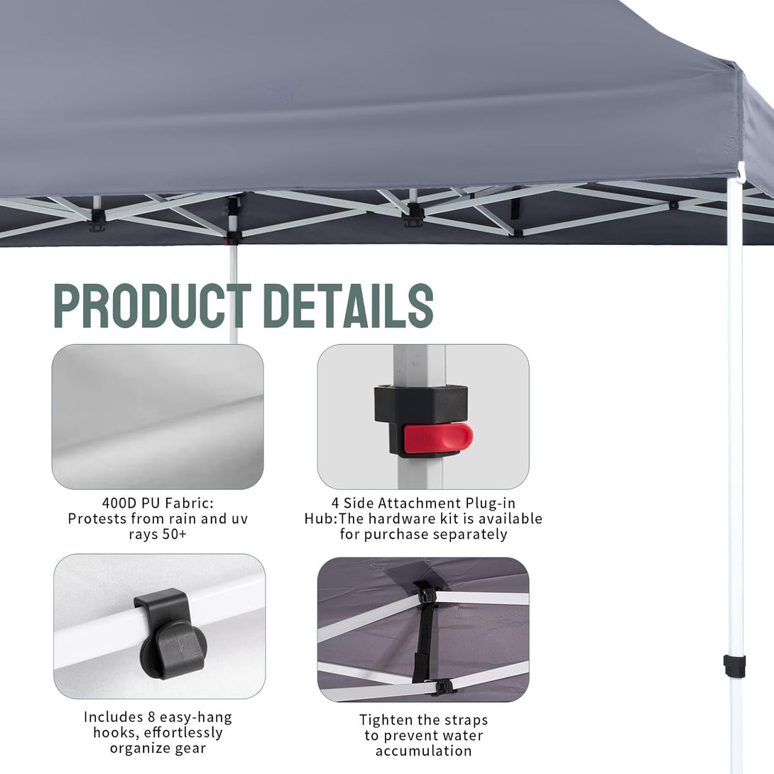 10x20 Commercial Pop Up Canopy