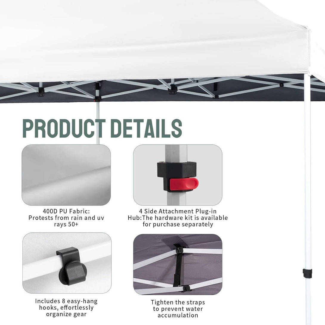 10x20 Commercial Pop Up Canopy