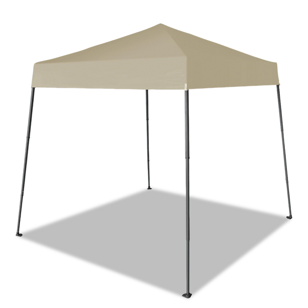 Tente de plage pop-up avec auvent à jambes inclinées 6,5x6,5