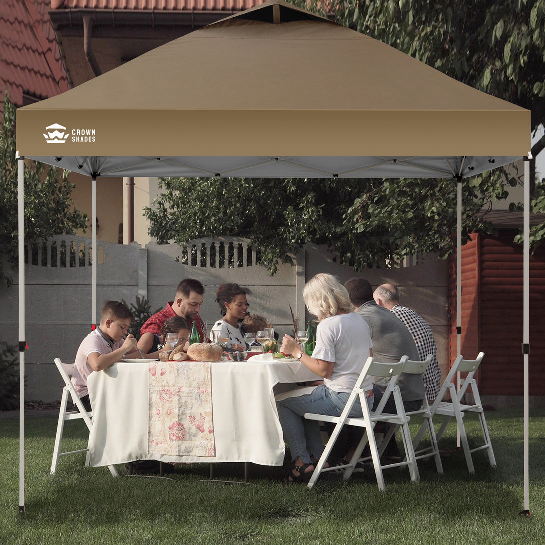 Tente pliante 10x10 - Installation en une seule pression