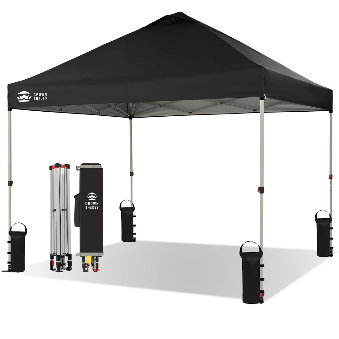 Tente pliante 10x10 - Installation en une seule pression