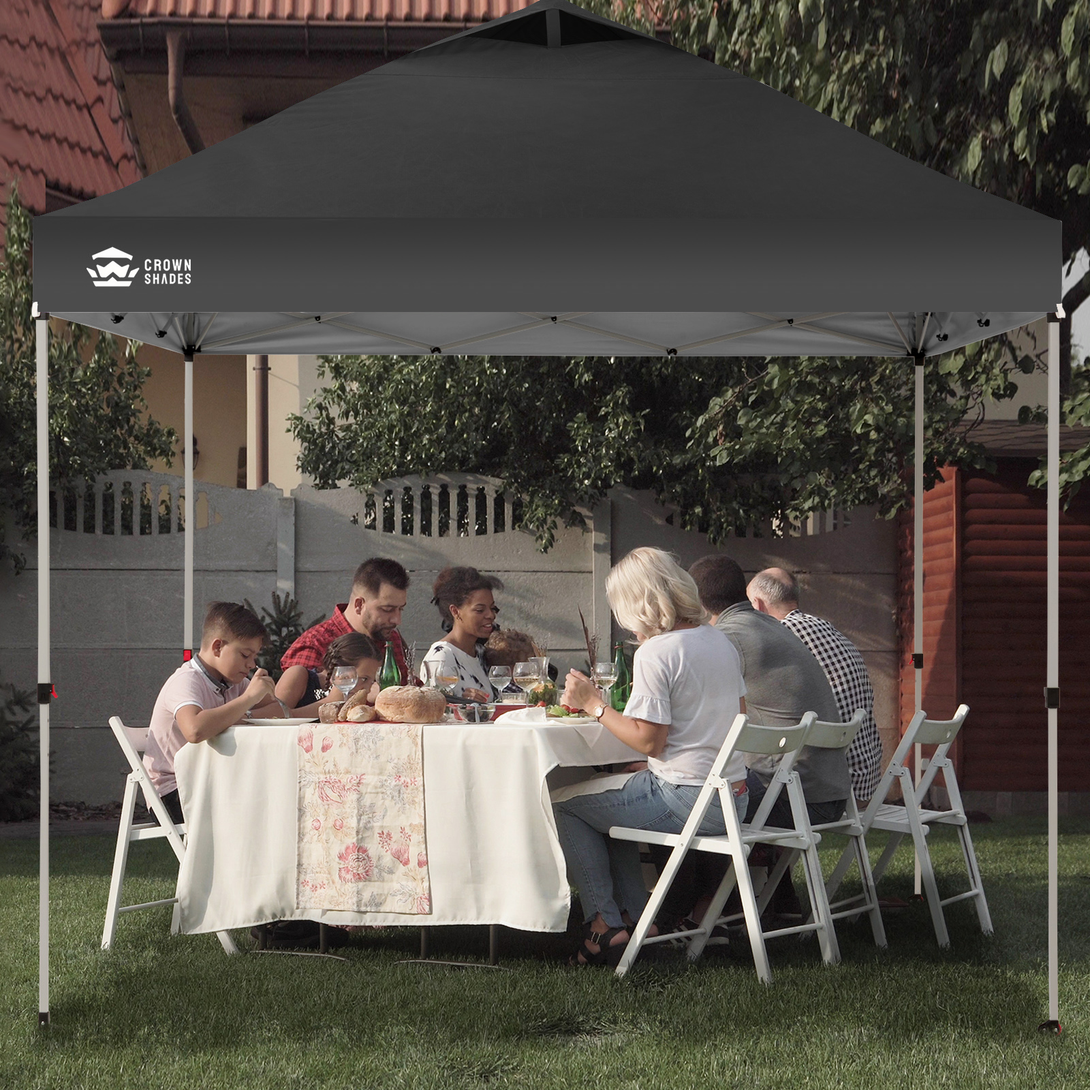 Tente pliante 10x10 - Installation en une seule pression