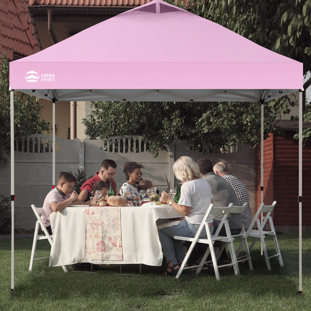 Tente pliante 10x10 - Installation en une seule pression