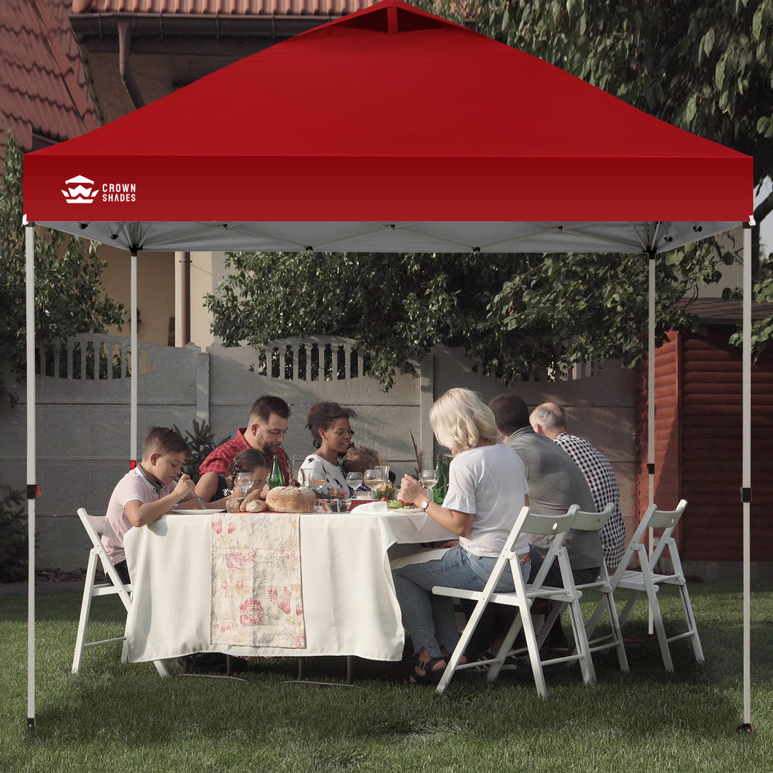 Tente pliante 10x10 - Installation en une seule pression