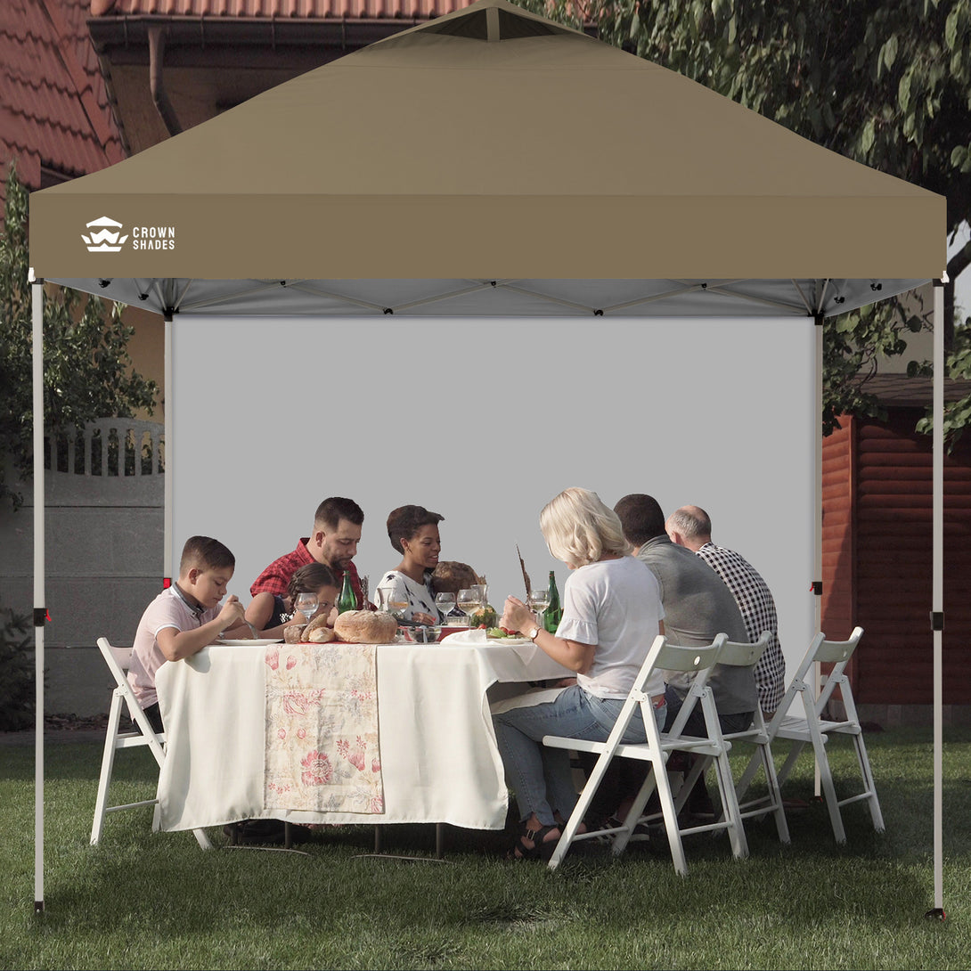 Tente pliante CenterLOK® 10x10 avec 1 paroi latérale
