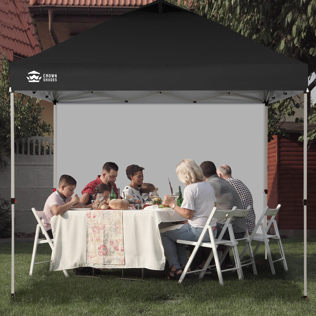 Tente pliante CenterLOK® 10x10 avec 1 paroi latérale