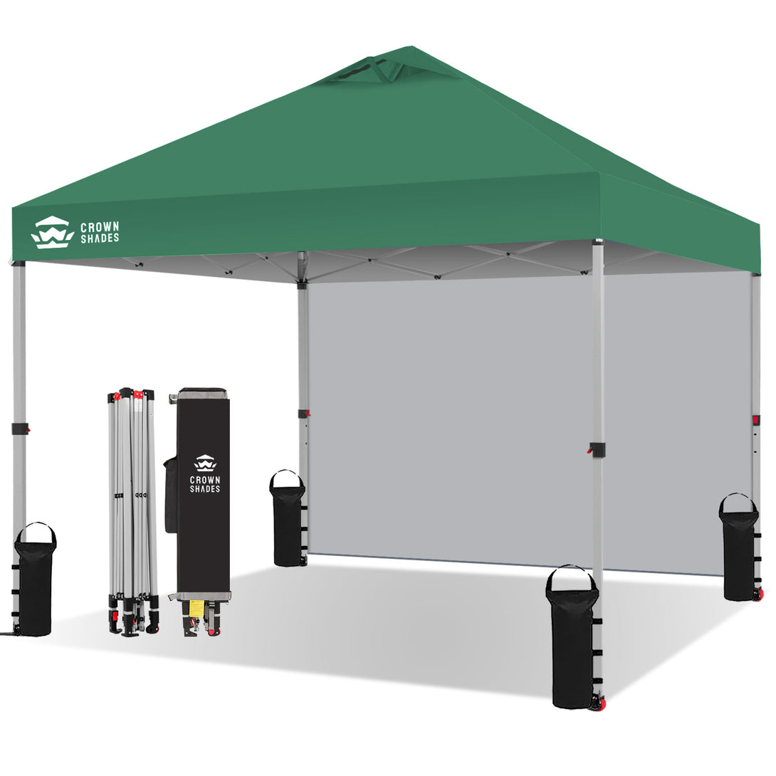 Tente pliante CenterLOK® 10x10 avec 1 paroi latérale