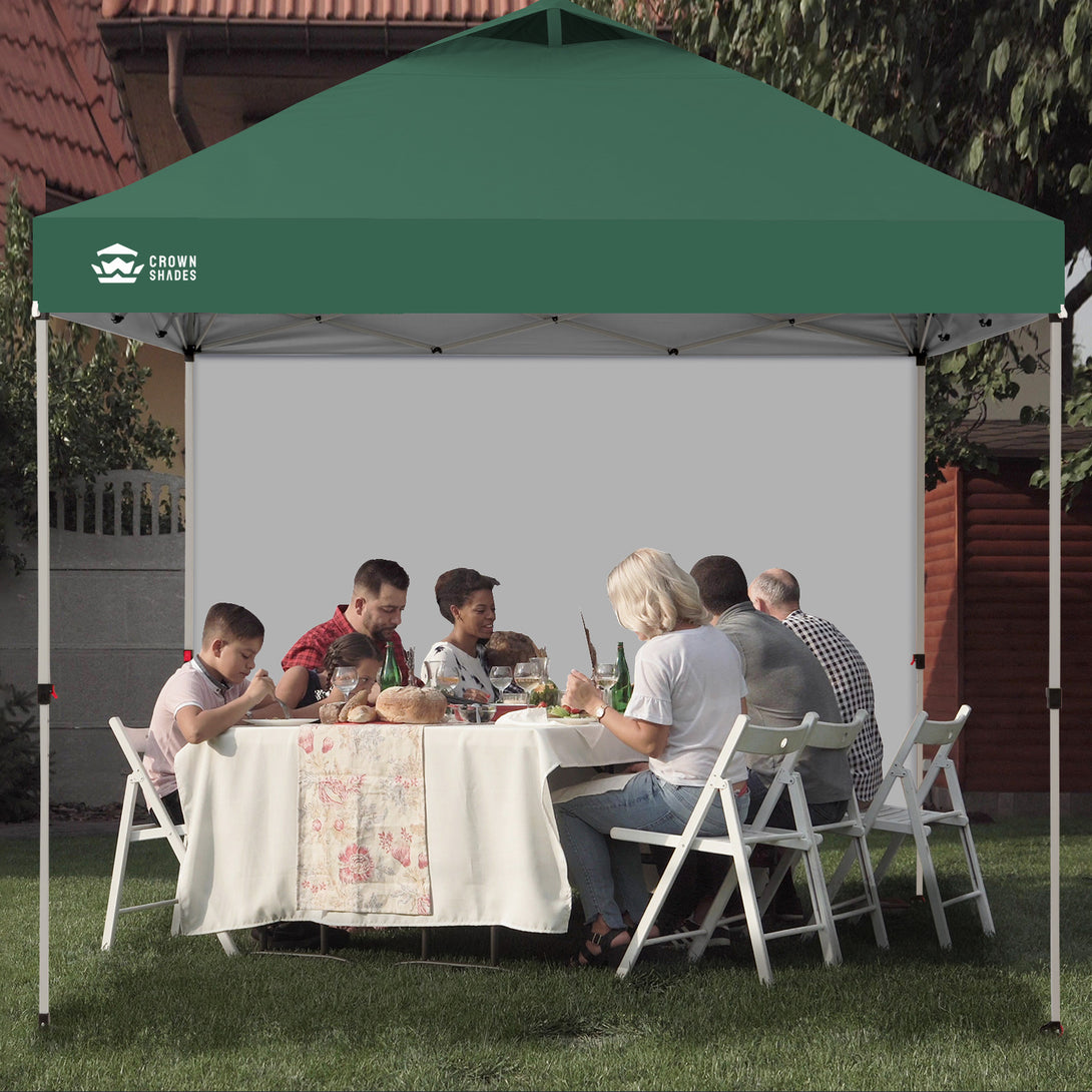 Tente pliante CenterLOK® 10x10 avec 1 paroi latérale