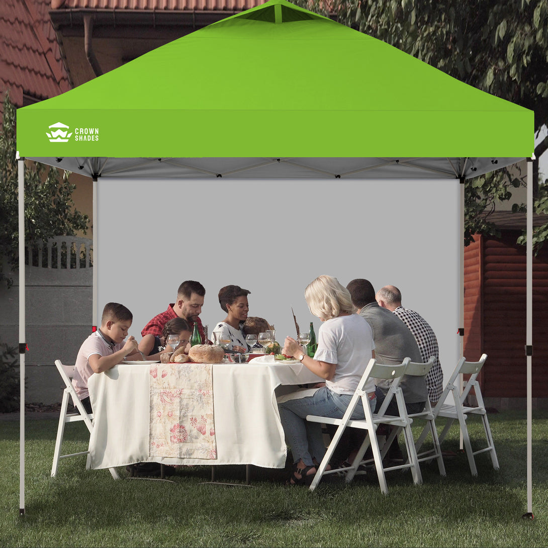 Tente pliante CenterLOK® 10x10 avec 1 paroi latérale