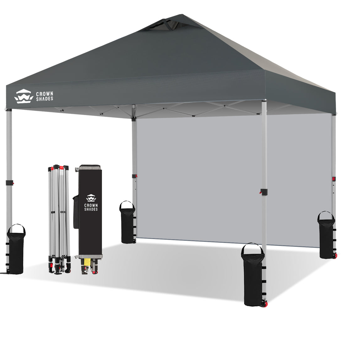 Tente pliante CenterLOK® 10x10 avec 1 paroi latérale