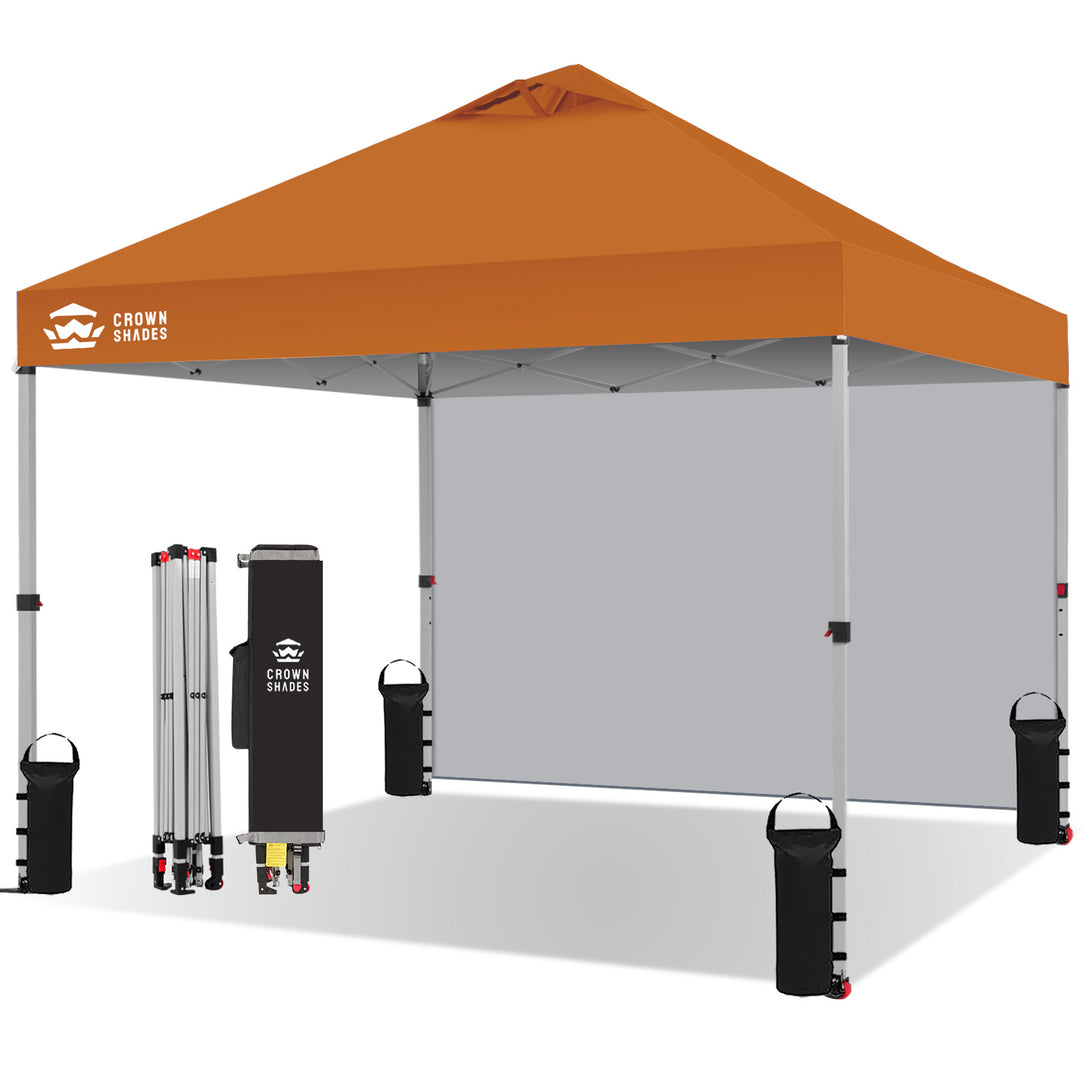Tente pliante CenterLOK® 10x10 avec 1 paroi latérale