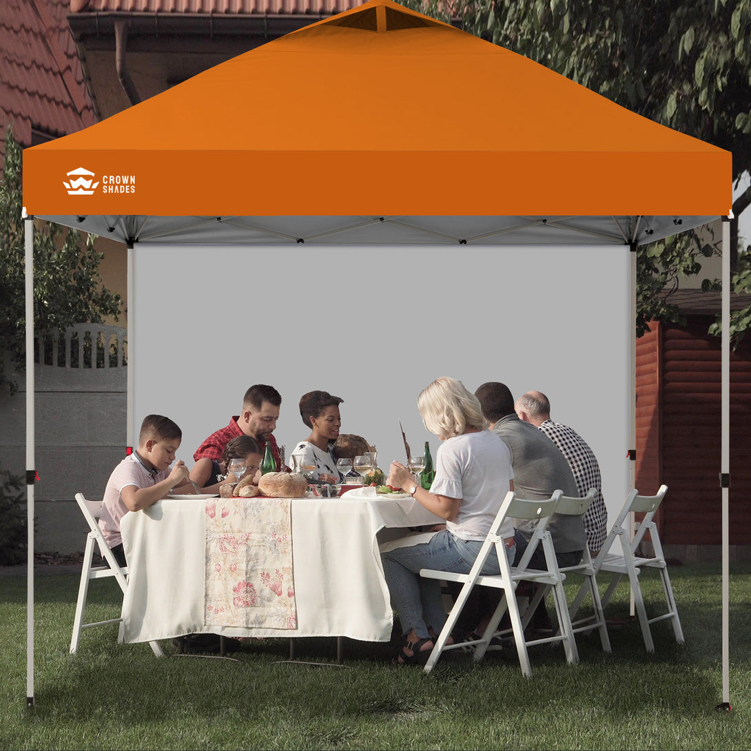 Tente pliante CenterLOK® 10x10 avec 1 paroi latérale