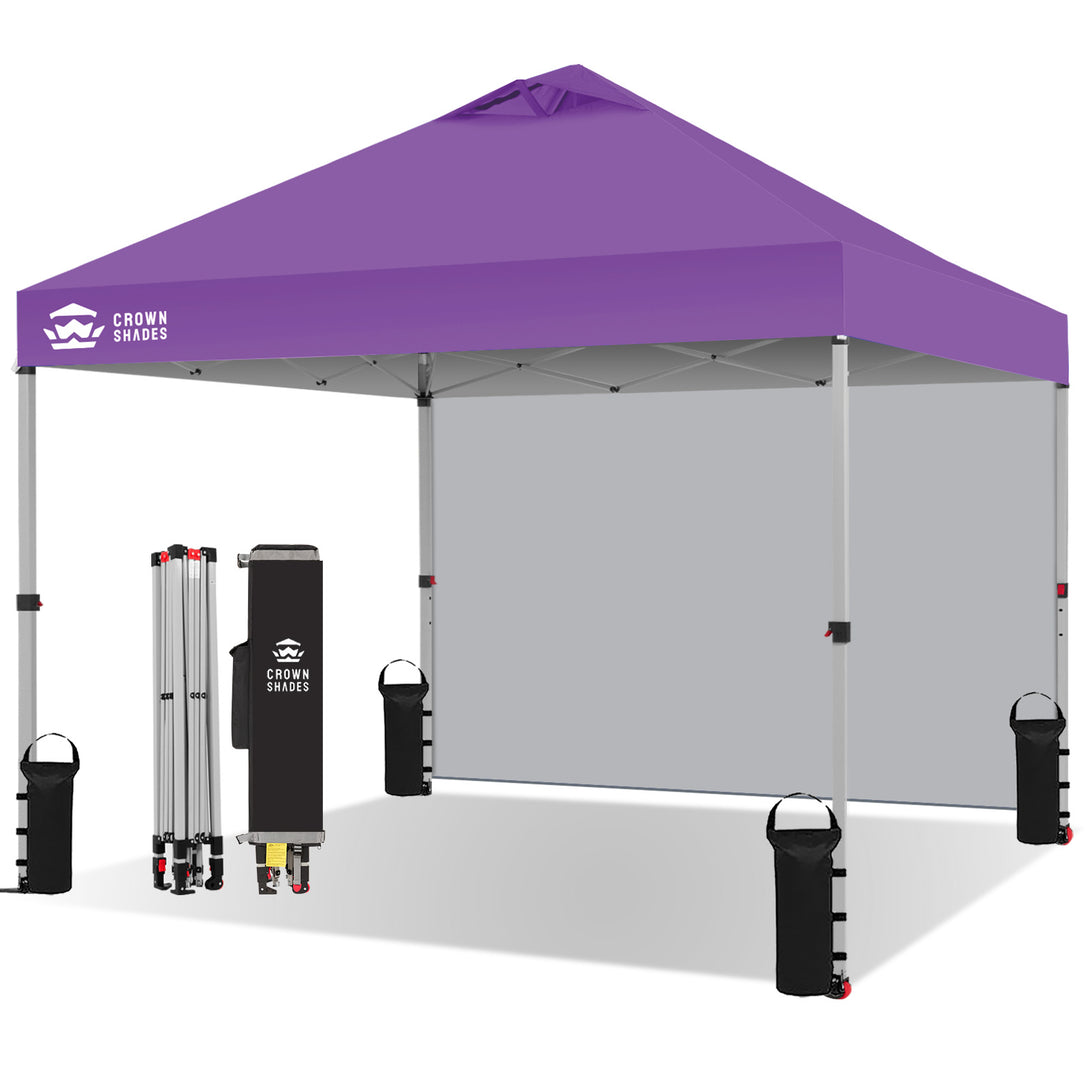 Tente pliante CenterLOK® 10x10 avec 1 paroi latérale