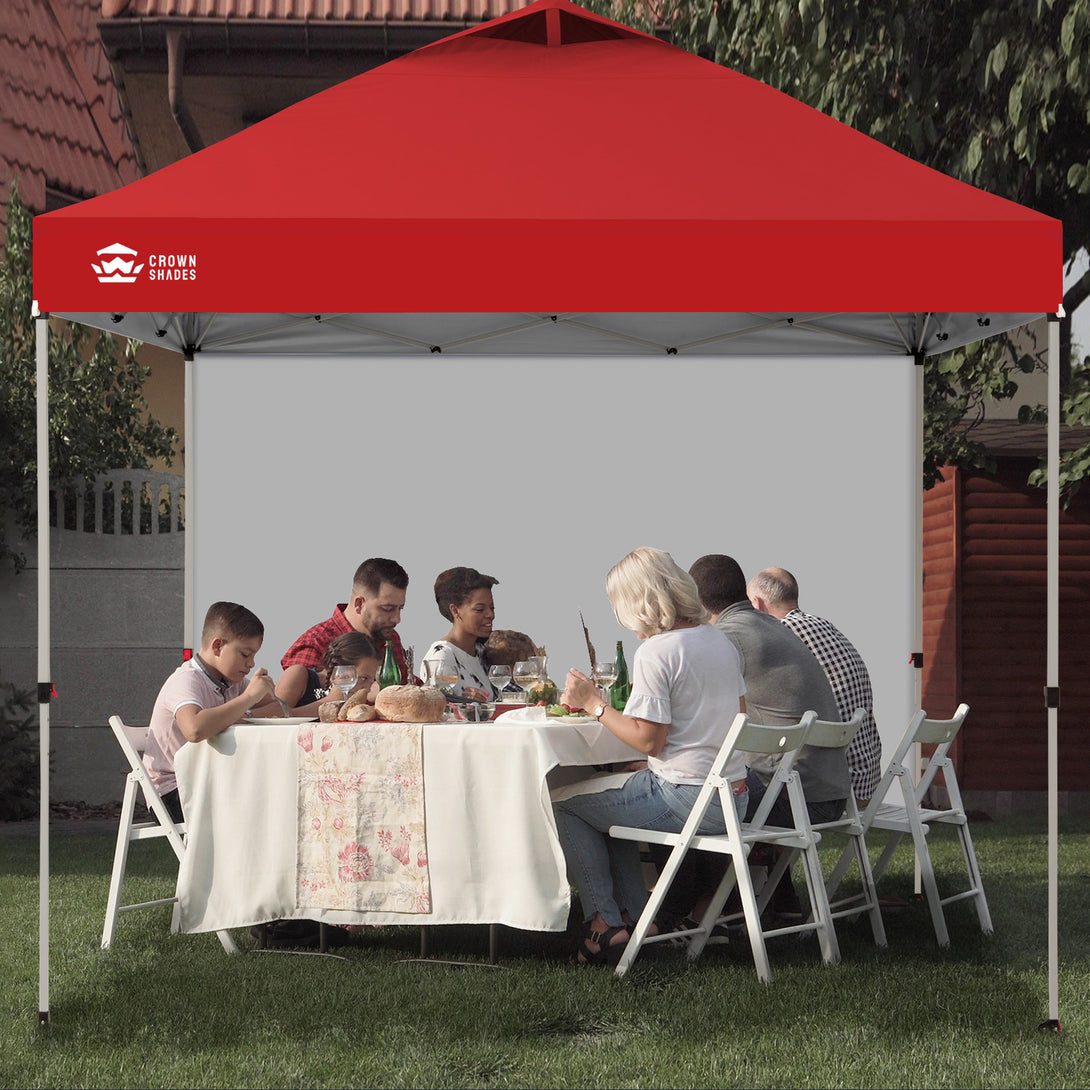 Tente pliante CenterLOK® 10x10 avec 1 paroi latérale