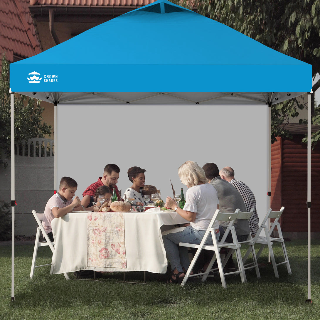 Tente pliante CenterLOK® 10x10 avec 1 paroi latérale