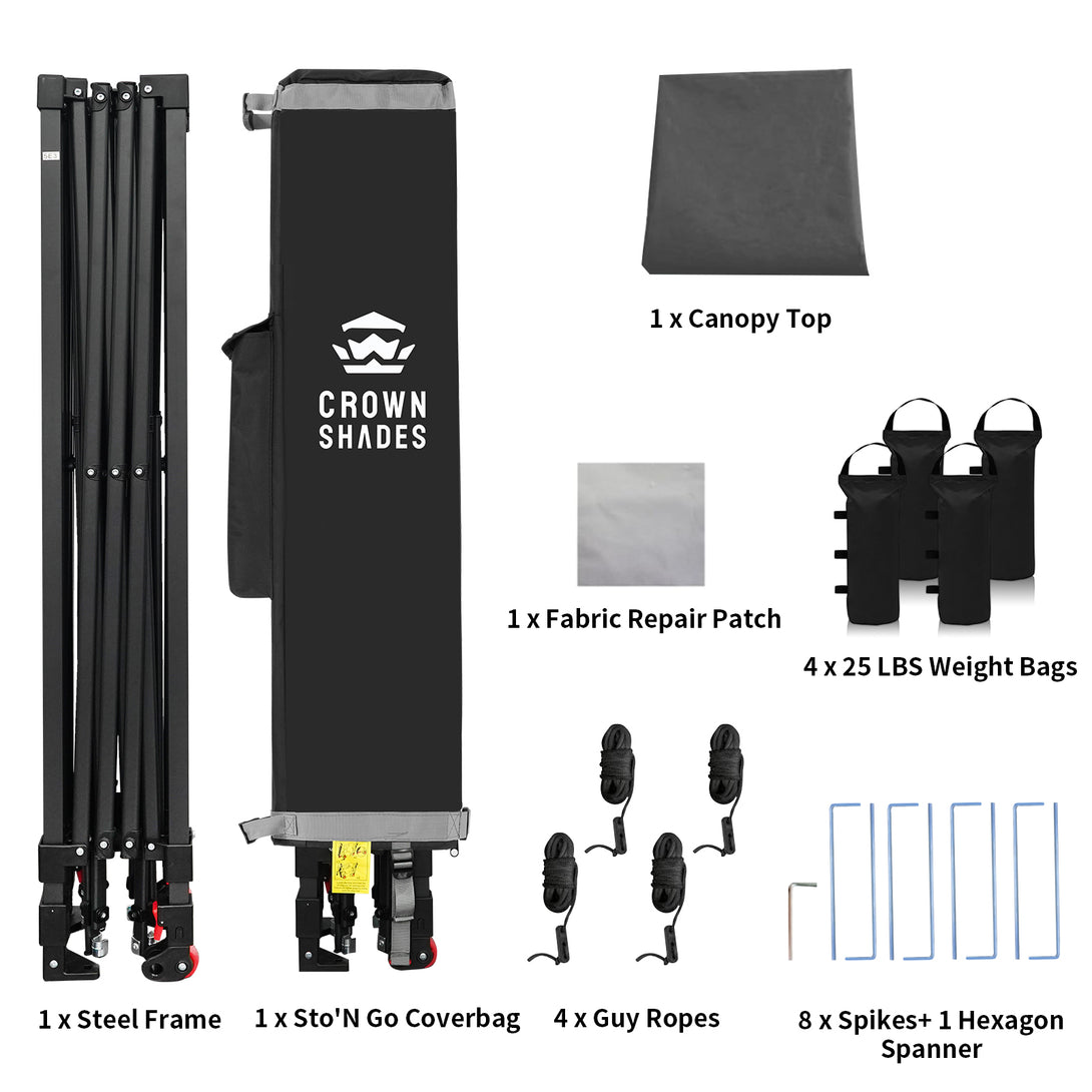 Tente pliante 10x10 - CentreLOK™ léger