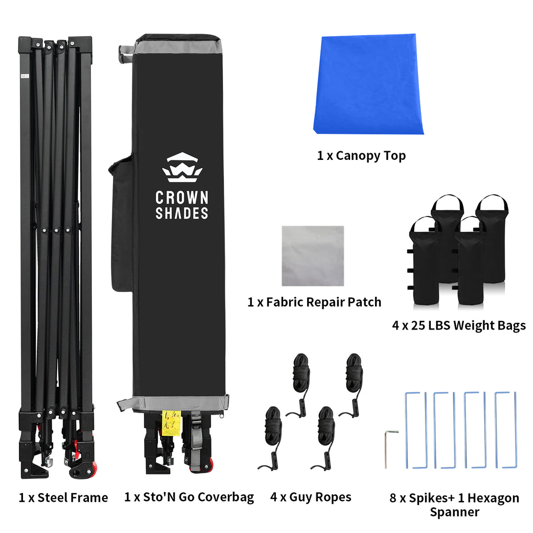 Tente pliante 10x10 - CentreLOK™ léger