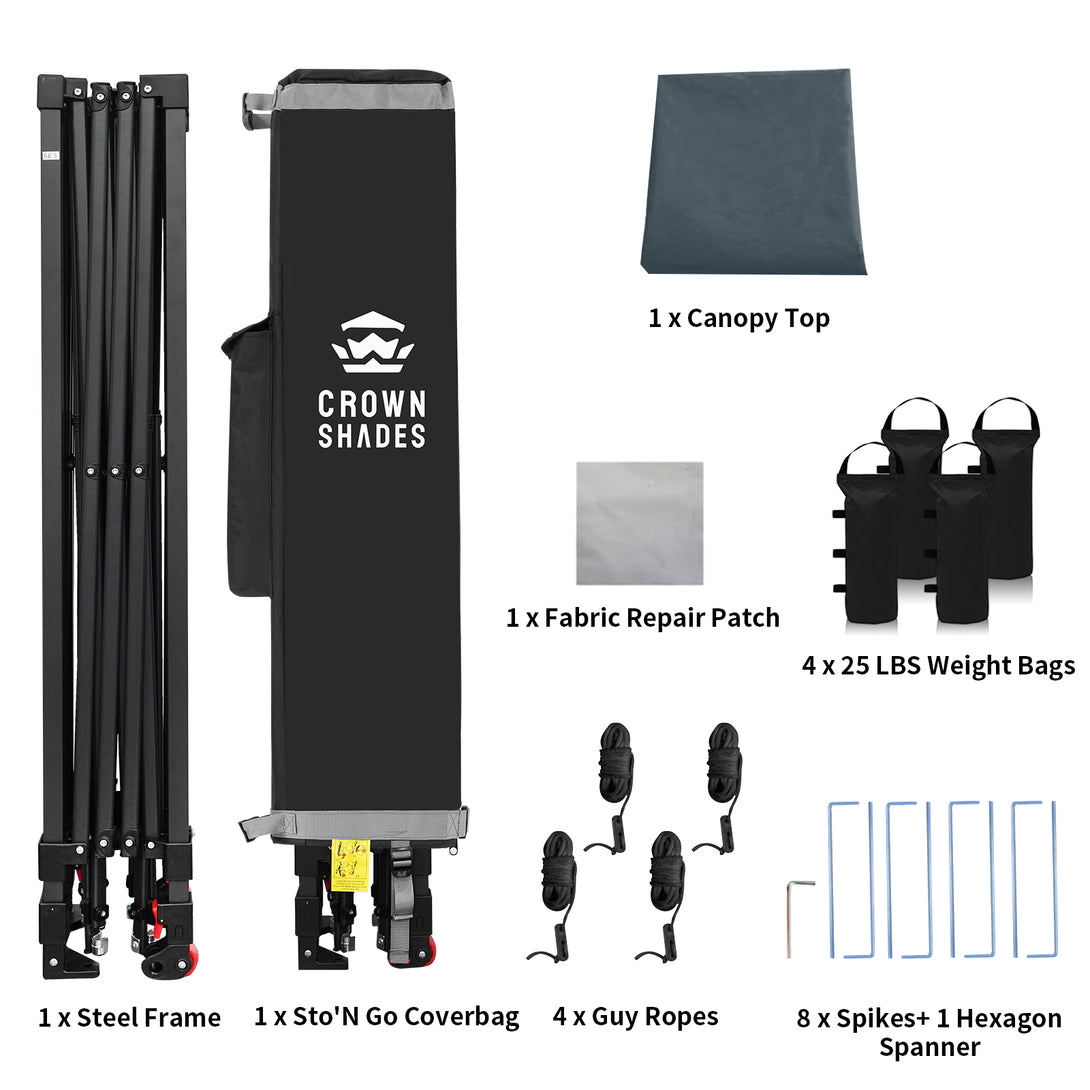 Tente pliante 10x10 - CentreLOK™ léger