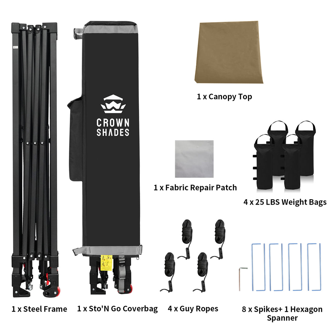 Tente pliante 10x10 - CentreLOK™ léger