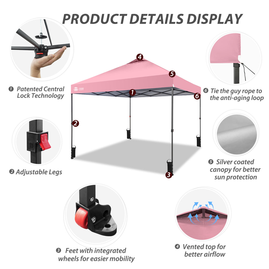 Tente pliante 10x10 - CentreLOK™ léger