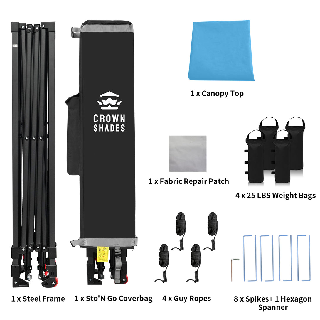 Tente pliante 10x10 - CentreLOK™ léger