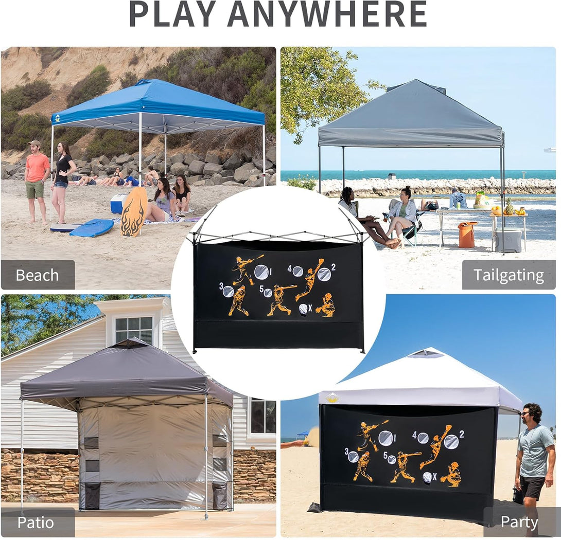 10x10 Accessory Game Wall & Balls - Universal Fitment - SGW
