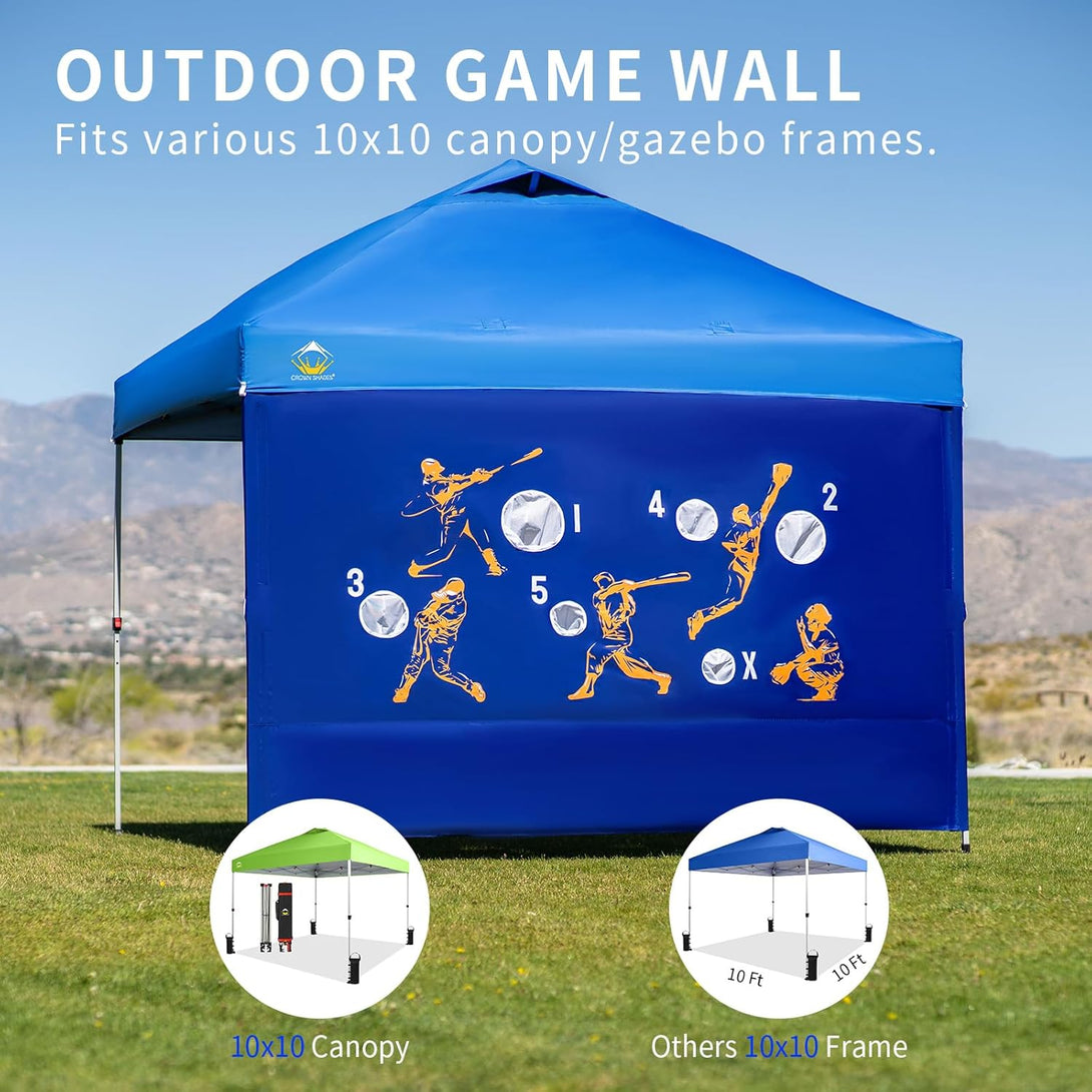 10x10 Accessory Game Wall & Balls - Universal Fitment - SGW