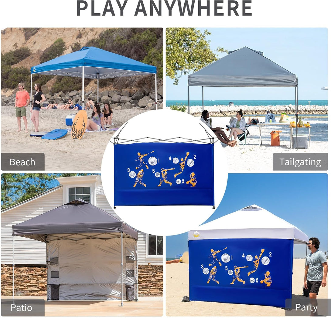10x10 Accessory Game Wall & Balls - Universal Fitment - SGW