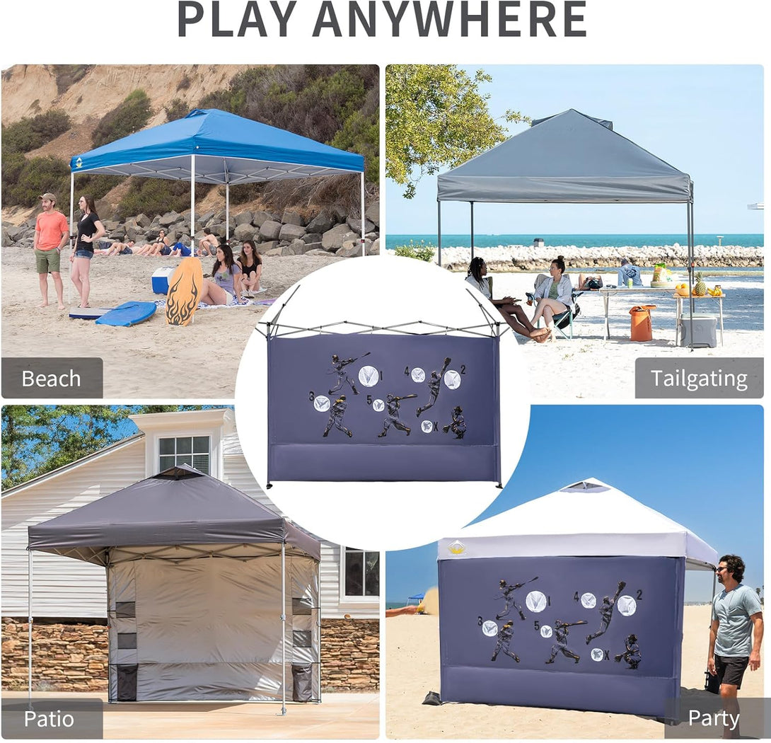10x10 Accessory Game Wall & Balls - Universal Fitment - SGW
