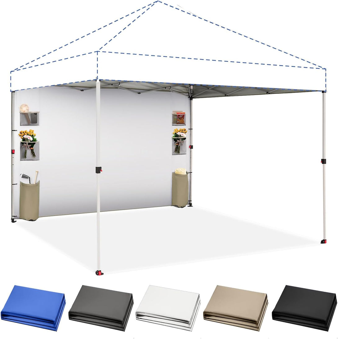 10x10 Accessory Sidewall with 6 Pockets