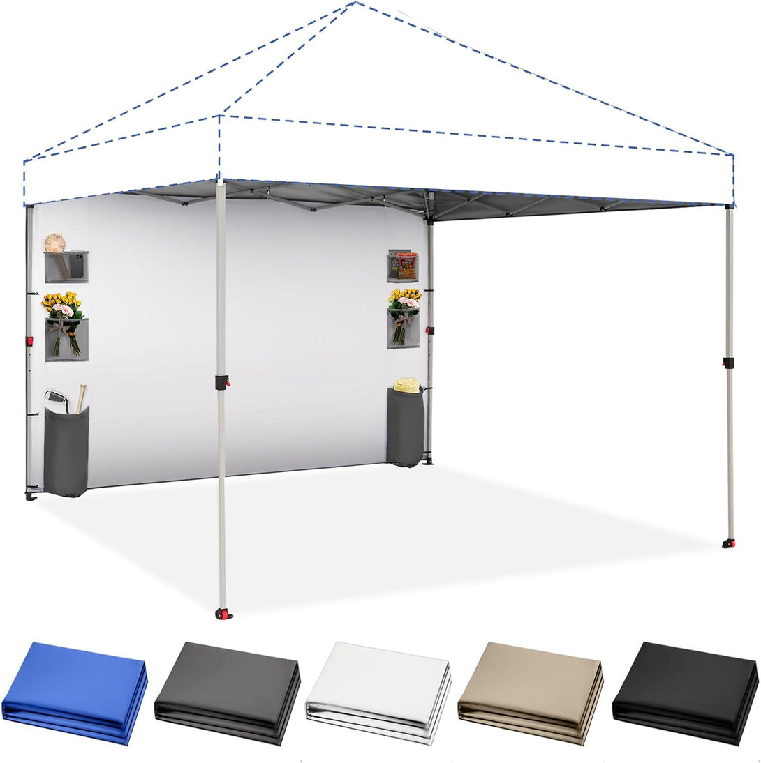 10x10 Accessory Sidewall with 6 Pockets