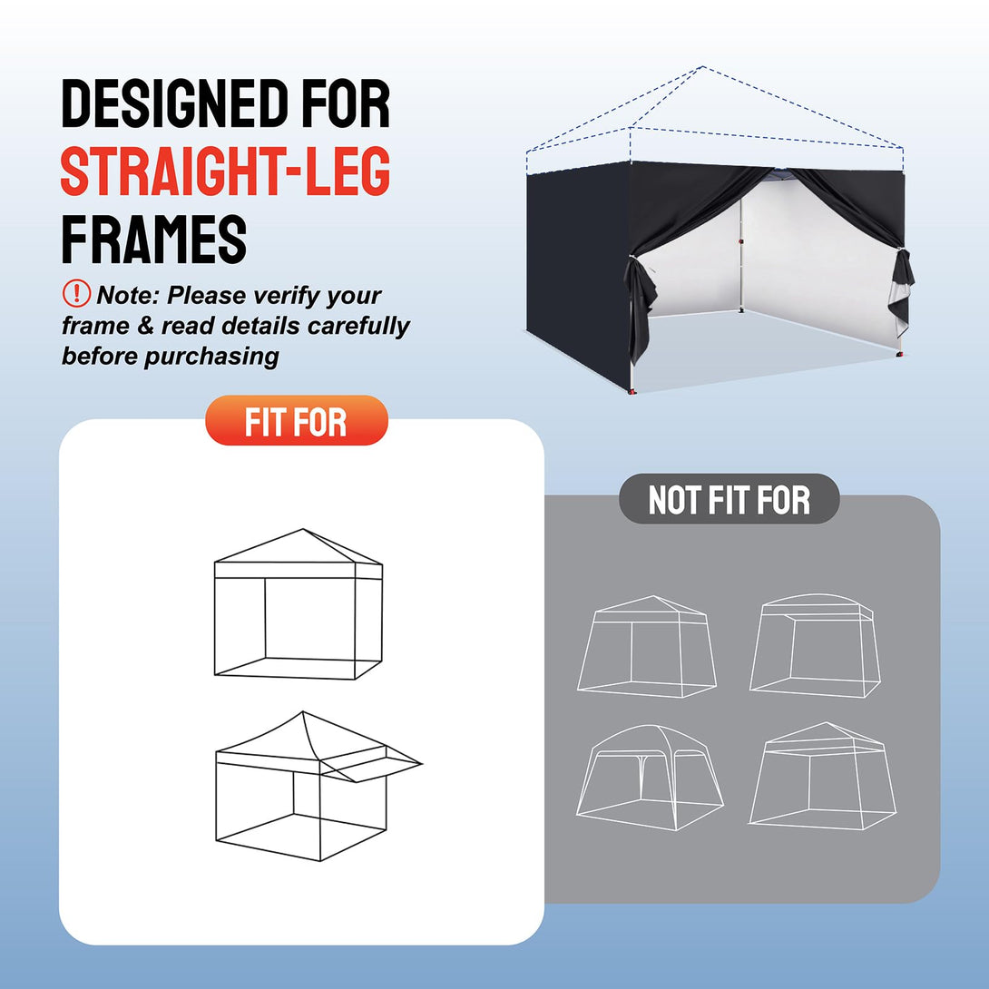 10x10 Canopy Sidewalls (4pck)