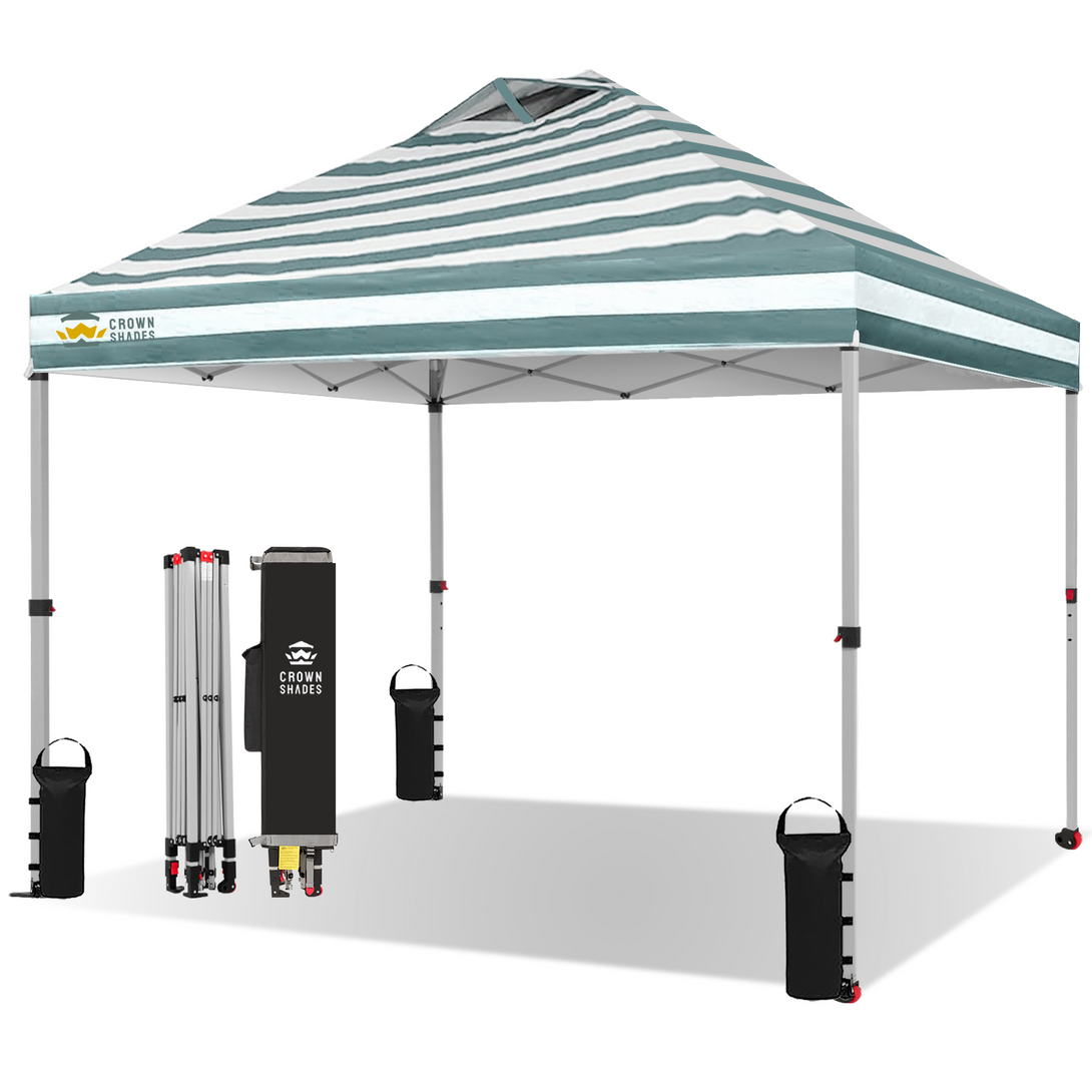 Tente pliante 10x10 - Installation en une seule pression