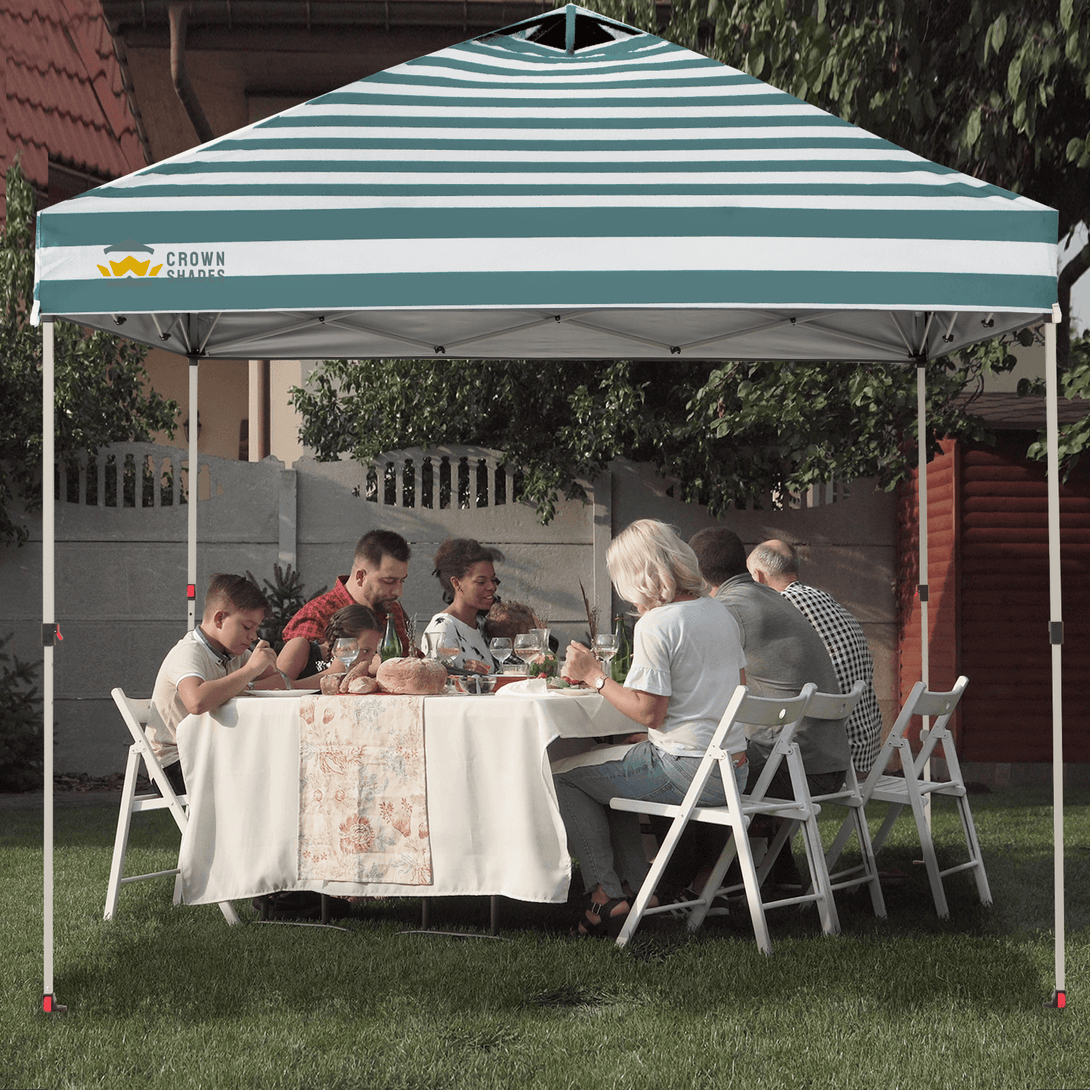 Tente pliante 10x10 - Installation en une seule pression